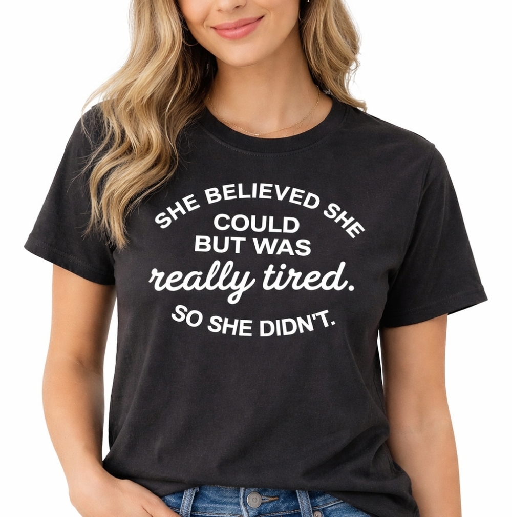 NOVELTY BLACK AND WHITE GRAPIC TEE SHIRT